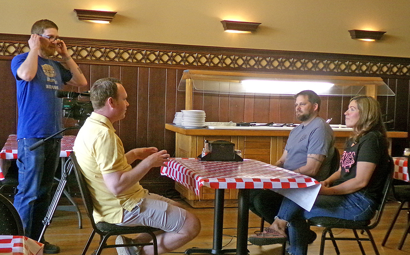From left to right: Andrew Best, Brian Walder, Adam White, and Laura Calsyn.