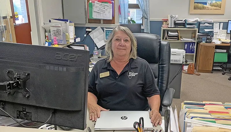 Dana Smith, Legislative Aide to State Senator Sally Turner, meets with Delavan residents during mobile office hours at City Hall on Tuesday, August 6. Smith helps constituents navigate state services and facilitates conversations with the senator.