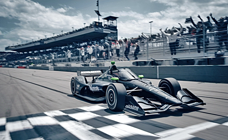 IndyCar Champion McLaughlin Qualifies P2 at Milwaukee Mile.