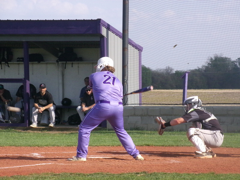 Cameron McMullen locks in and unleashes a powerful swing, driving through the zone with the same focus that fueled his breakout night at the plate.