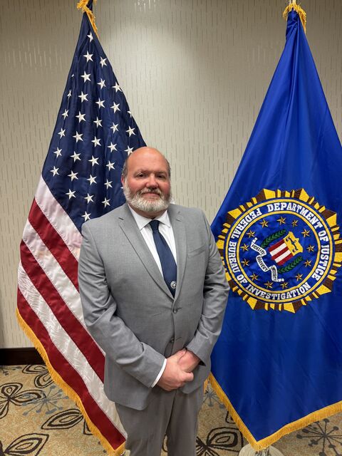 Former Delavan Police Chief Michael Evans photographed while participating in the FBI National Command Course at the FBI Academy in Quantico, VA.